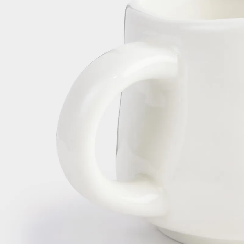 Кружка, 320 мл, керамика D, молочная, Это мой кофе, Crumple font, image-2