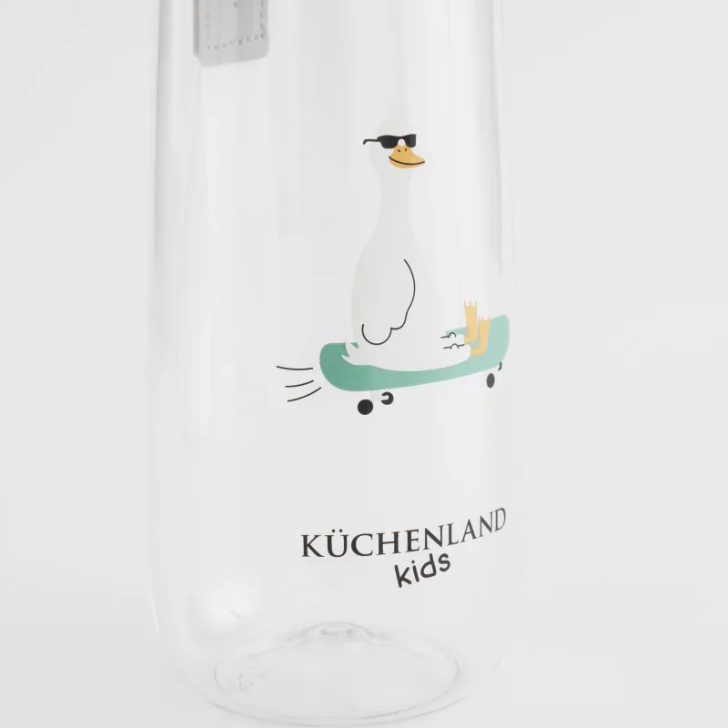 Бутылка, детская, 600 мл, с ремешком, Гусь, Kiddy, image-5