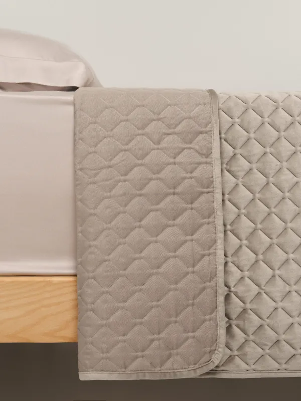 Покрывало, 240х260 см, стеганое, Lavender, Stitch velvet, image-2