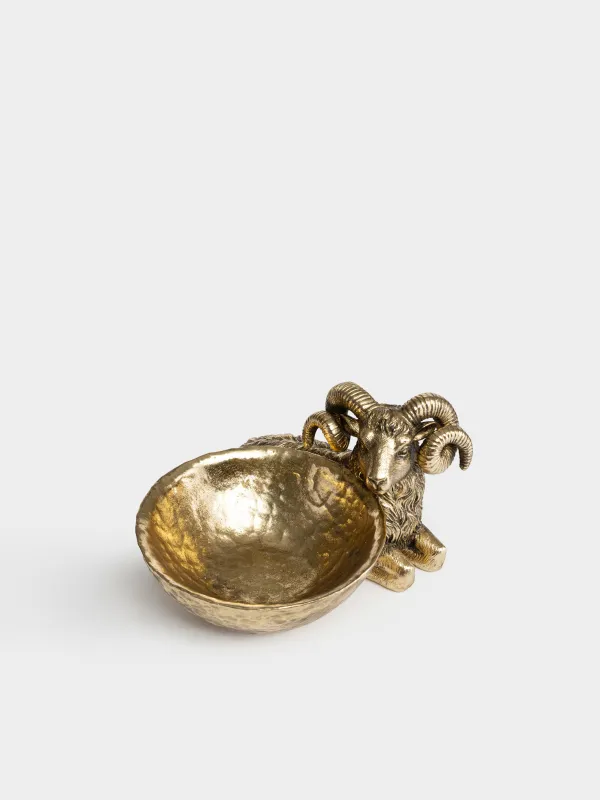 Конфетница, 21х15 см, Козел, Goat gold, image-2