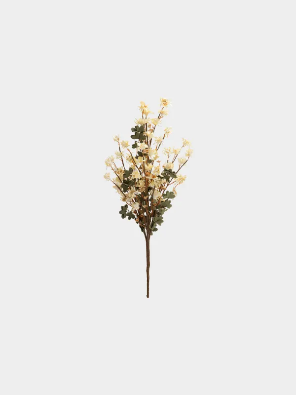 Ветка декоративная, 56 см, Белые цветы, Flower garden, image-0