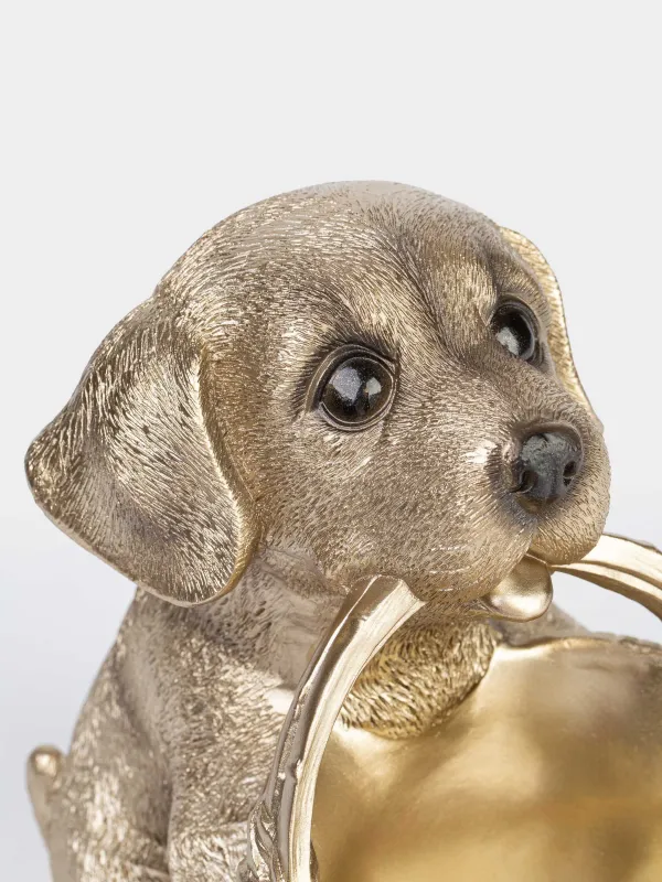 Конфетница, 19х18 см, Лабрадор с корзиной, Dog, image-1