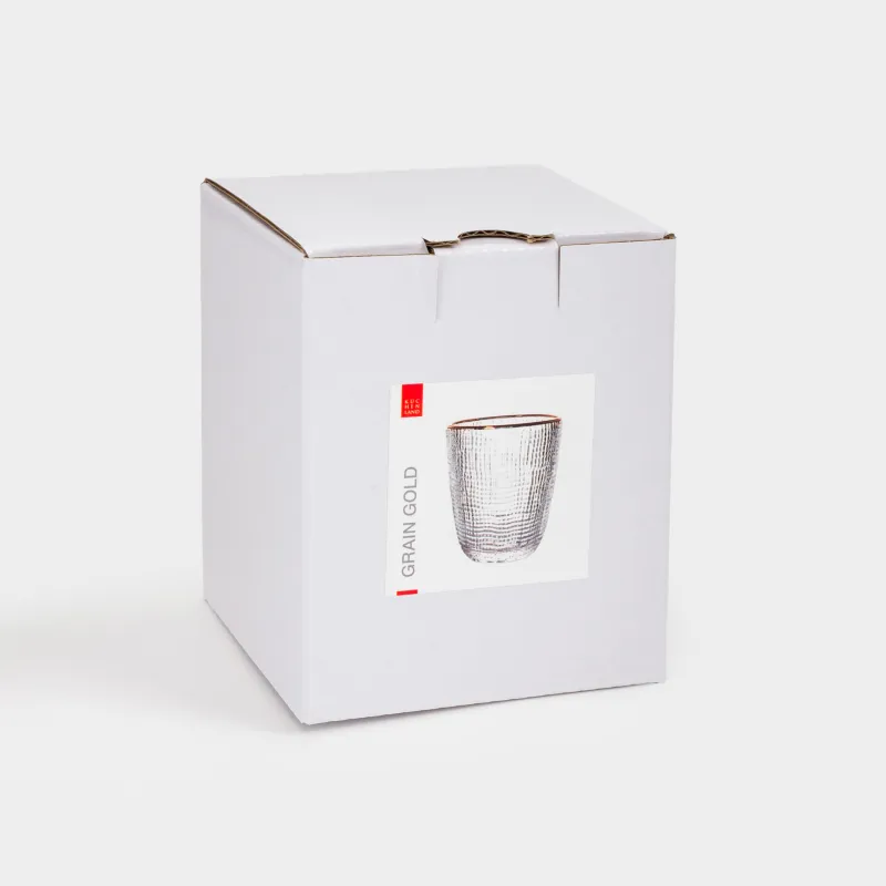Стакан, 320 мл, с золотистым кантом, Grain gold, image-3
