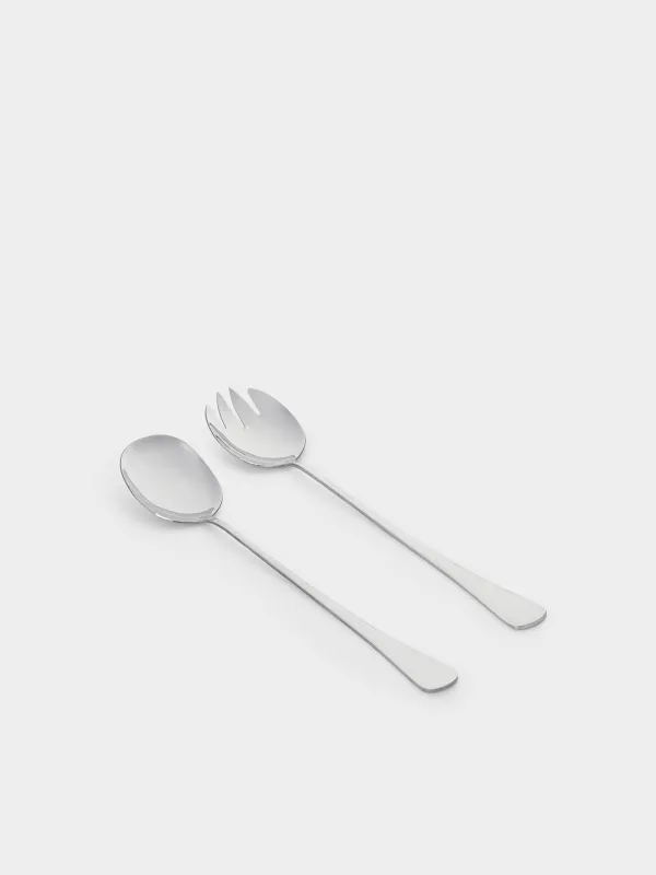 Салатник, 23x11 см, 3 предмета, с приборами, Clear, image-3