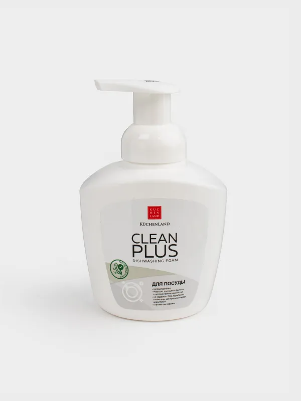 Пенка для мытья посуды, 400 мл, Персик, Clean plus, image-0