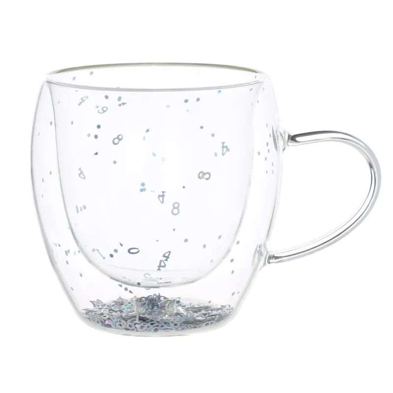 Кружка, 250 мл, стекло Б, Цифры, Air-sparkly, image-0