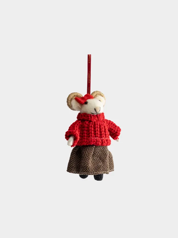 Игрушка елочная, 13 см, Овечка, Figure cute, image-0