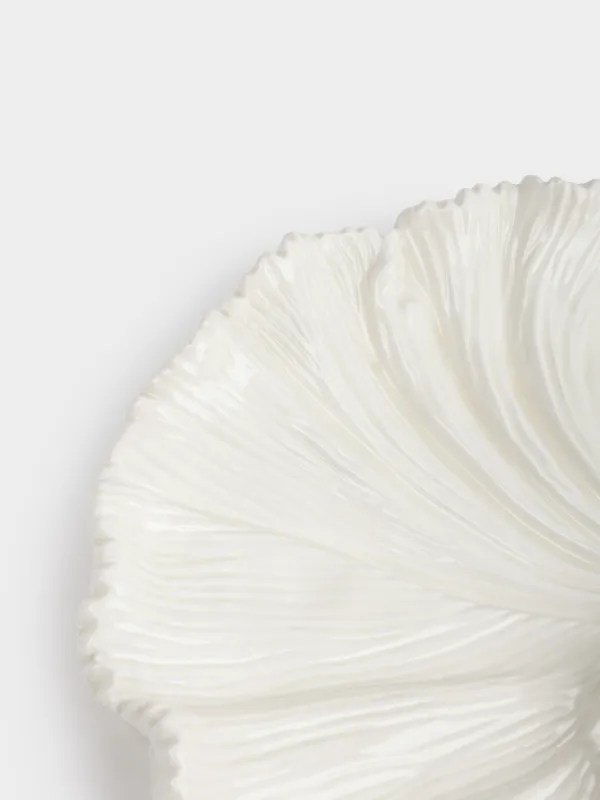 Блюдо декоративное, 22 см, керамика, молочное, Рыбка, Goldfish, image-4