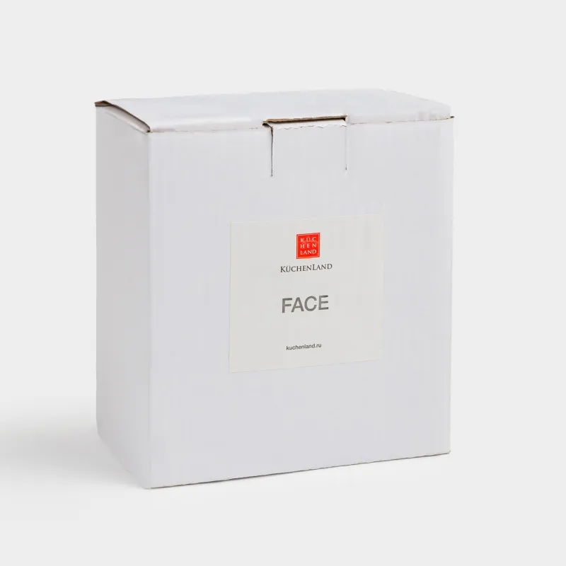 Подставка для косметических кистей, 13 см, керамика, молочная, Фрагмент лица, Face, image-4