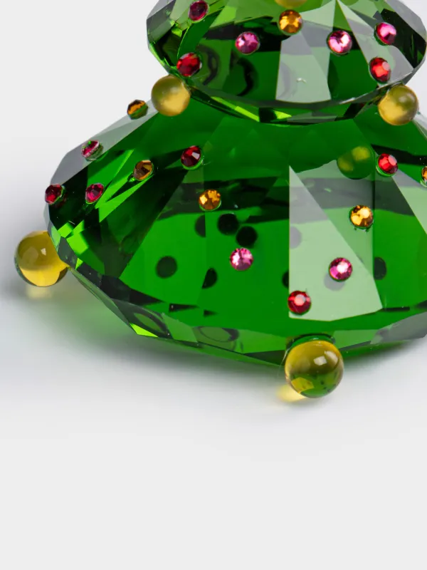 Статуэтка, 7 см, Елка, Christmas crystal, image-1