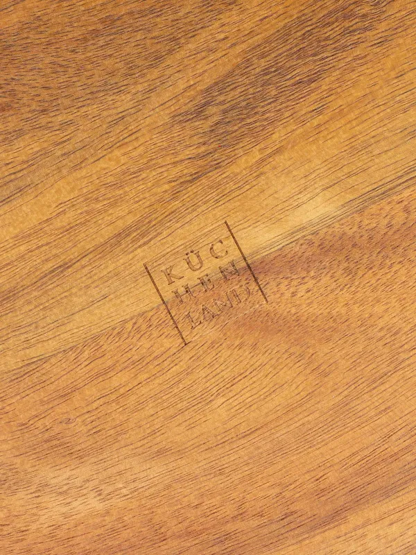 Салатник, 19х6 см, 1 л, дерево, рифленый, Noble tree, image-4