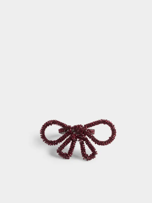 Кольцо для салфеток, 6х5 см, Бант, Shiny beads, image-1