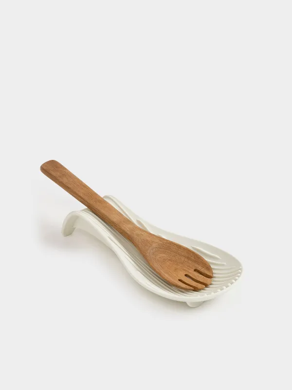 Подставка под ложку, 23 см, силикон, бежевая, Wavelet, image-7