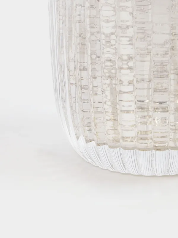 Стакан для ванной комнаты, 10 см, стекло, золотистый, Patina rib, image-2