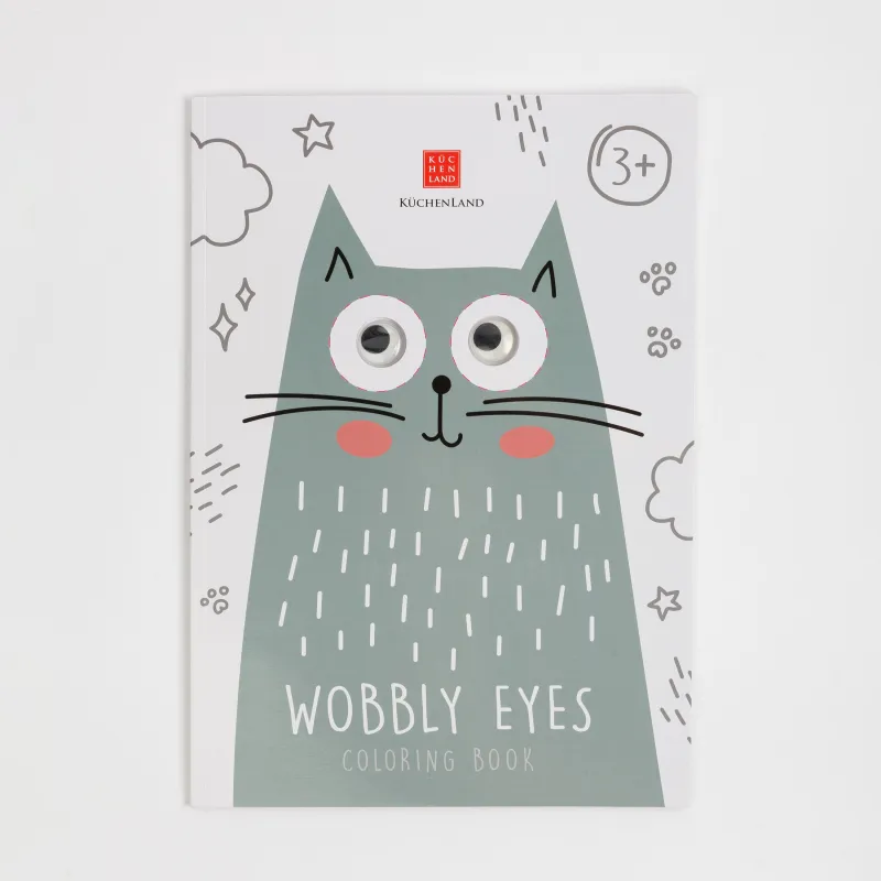 Раскраска, 29х21 см, 24 л, бумага, Кот, Grey cat, image-0