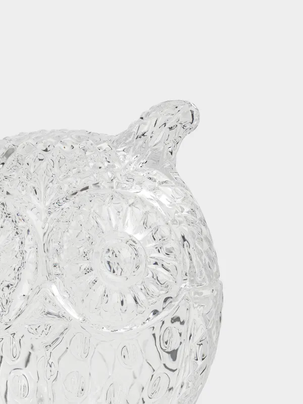 Емкость для хранения, 12х14 см, 250 мл, стекло, Сова, Owl, image-4