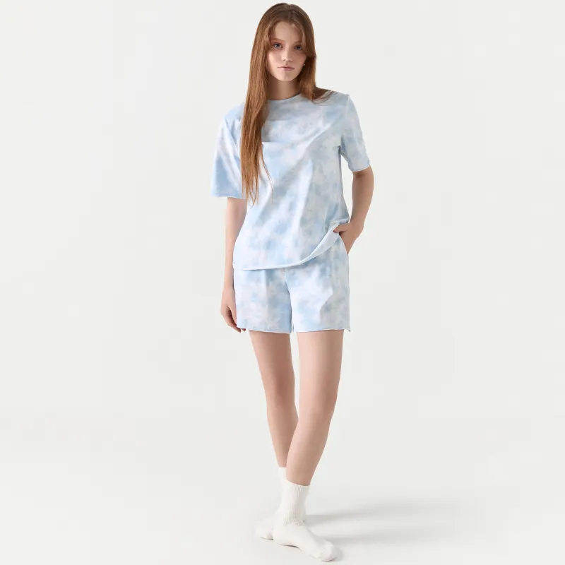 Шорты домашние, голубые, Jocelyn