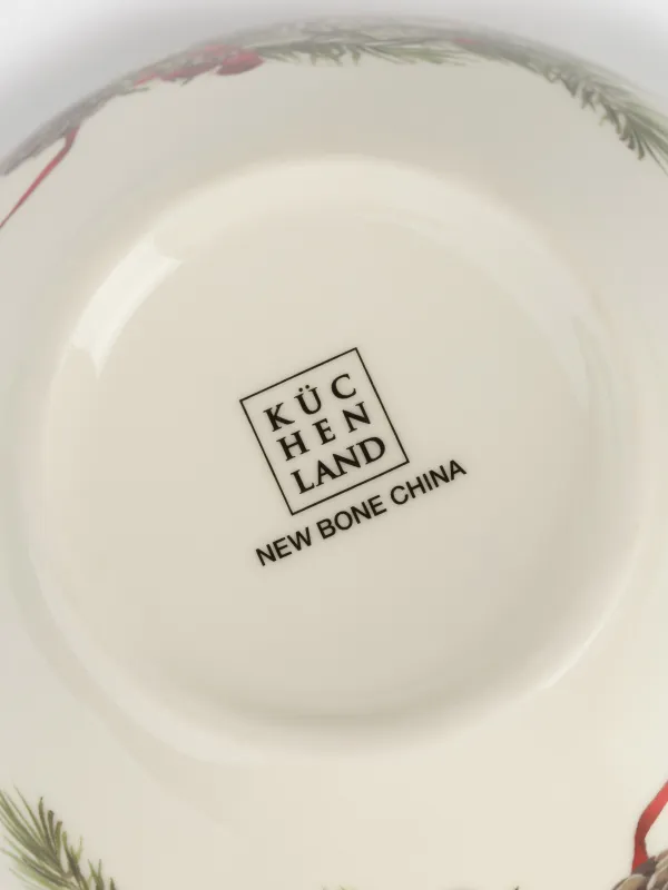 Пиала, 14х8 см, Шишки и рябина, Rowan delice, image-3