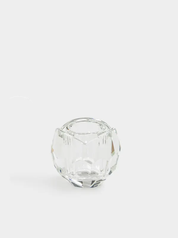 Подсвечник, 4x4 см, для тонкой свечи, Lux crystal, image-0