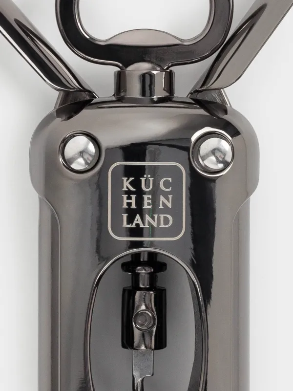 Штопор рычажный, 18 см, металл, темно-серый, Titanium, image-1