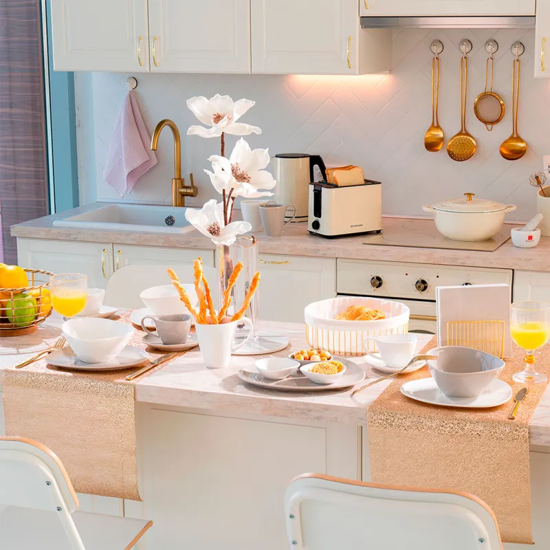 Тарелка обеденная, 27х25 см, фарфор P, белая, Synergy, image-4