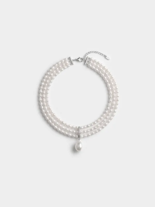 Чокер, Бусины, Pearl, image-0