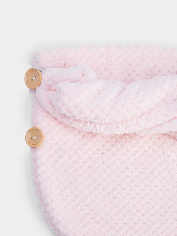 Полотенце-тюрбан для волос, 62х24 см, микроволокно, розовое, Fiber spa, image-2