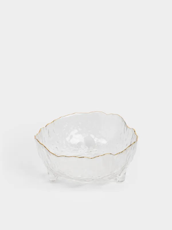 Салатник, 21х10 см, с золотистым кантом, Nautilus gold, image-2