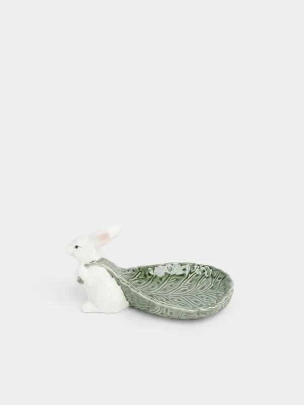 Блюдо декоративное, 27х15 см, Кролик с капустой, Cabbage, image-1