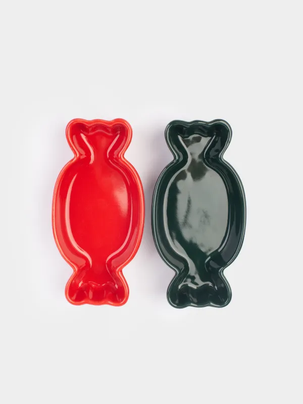 Набор для закусок, 2 пр, фарфор/дерево, Noble tree, image-4