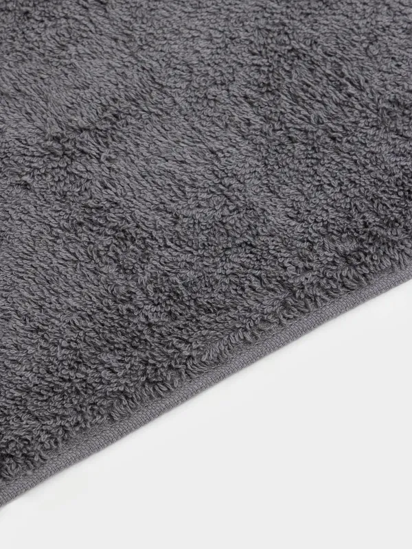 Полотенце, 70х140 см, хлопок, темно-серое, Gentle cotton, image-2