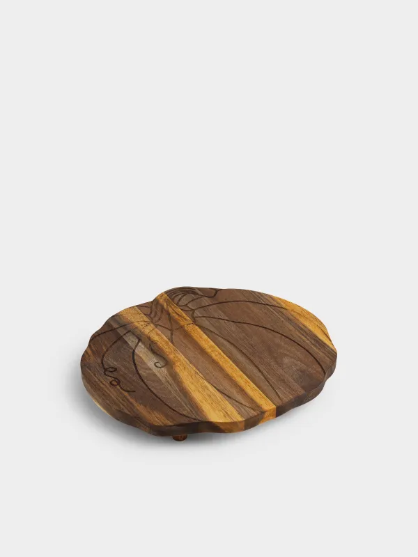 Блюдо сервировочное, 28х25 см, Тыква, Noble tree, image-0