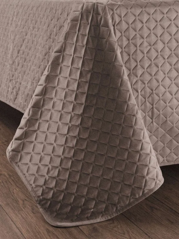 Покрывало, 220х240 см, стеганое, Stitch velvet, image-1