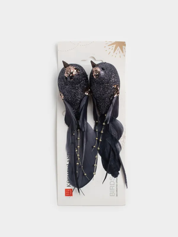 Украшение декоративное, 16 см, 2 шт, на клипсе, Birds NY, image-5