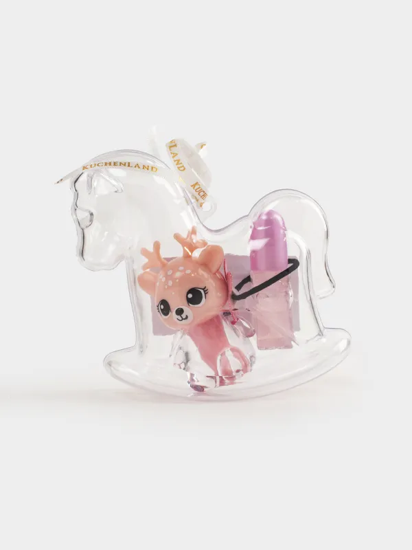 Набор косметики, детский, 9 см, 4 пр, Лошадка, Cosmetic kids, image-2