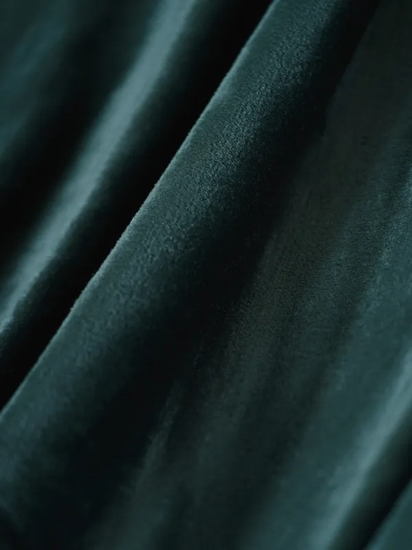 Плед, 140х190 см, фланель, зеленый, Flannel, image-2