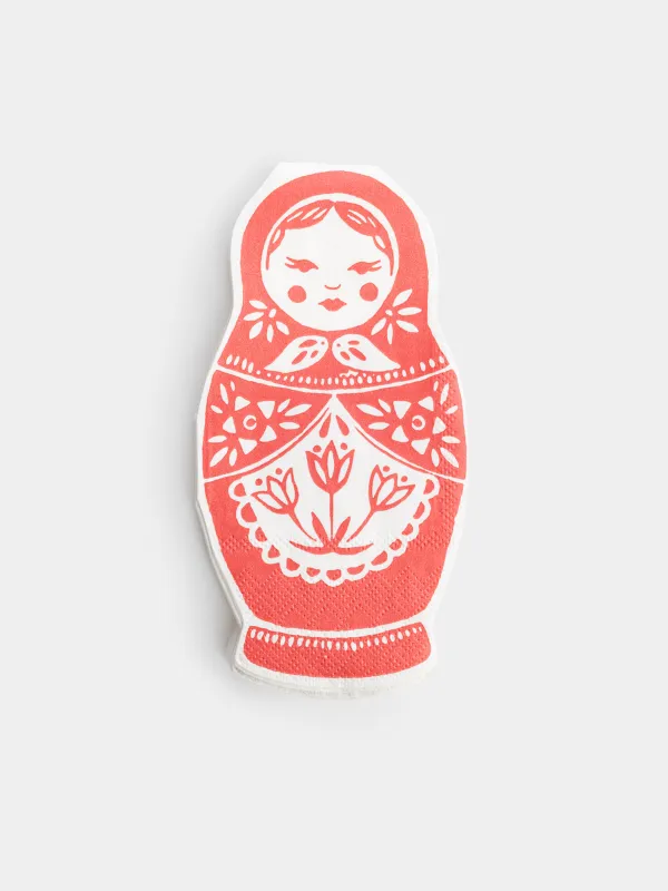 Салфетки бумажные, 30х30 см, 20 шт, Матрешка, Cultural code, image-0