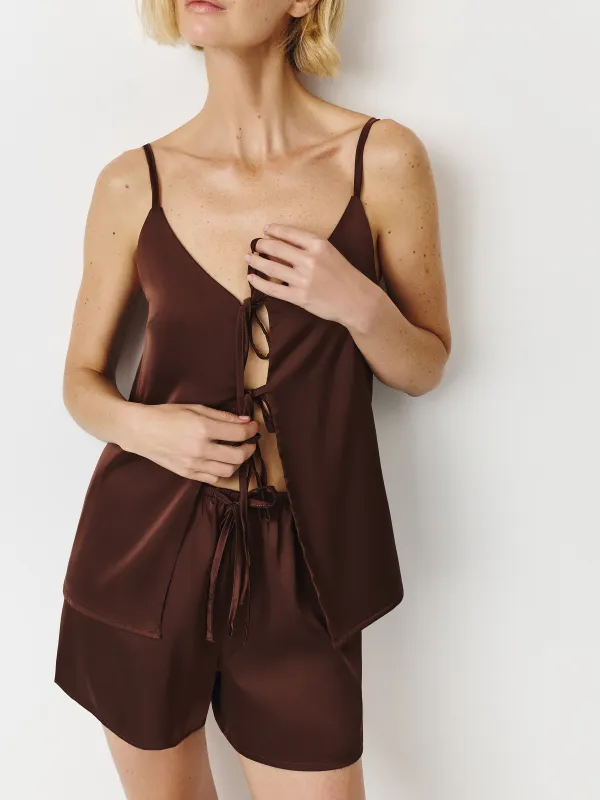 Топ домашний, коричневый, Derin, image-1