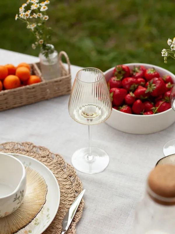 Бокал для красного вина, 480 мл, 2 шт, кристальное стекло, зеленый/желтый, Sorento R color, image-6