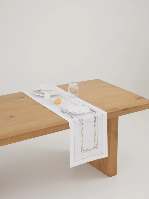 Дорожка настольная, 40х160 см, Hemstitch, image-6