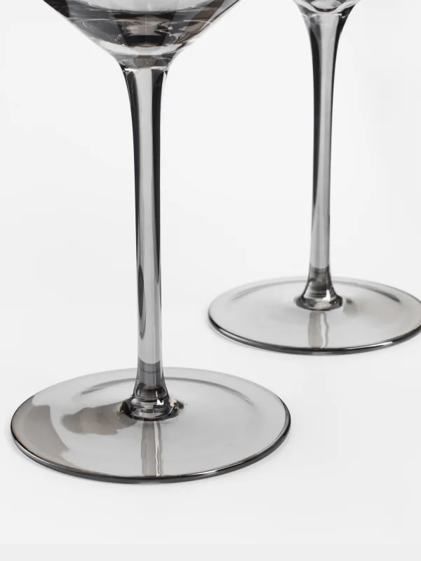 Бокал для красного вина, 560 мл, 2 шт, кристальное стекло, серый, Charm L Color, image-3