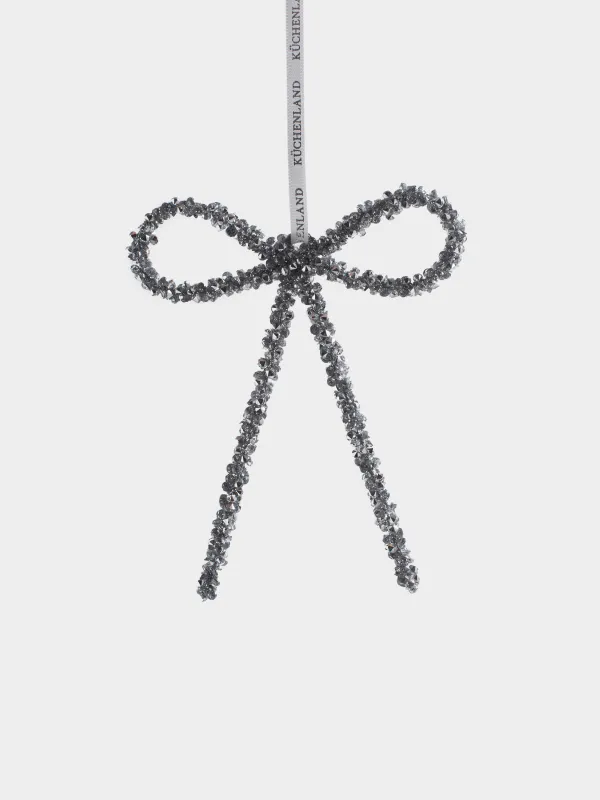 Игрушка елочная, 11 см, Бант, Figure sparkle, image-1