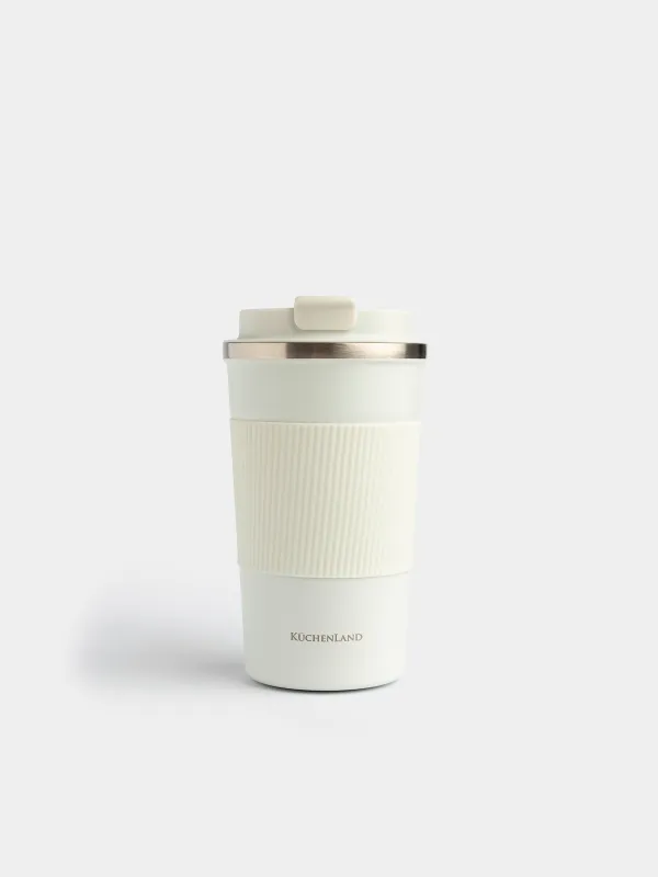 Термокружка, 450 мл, с зарфом, Coffee life, image-1