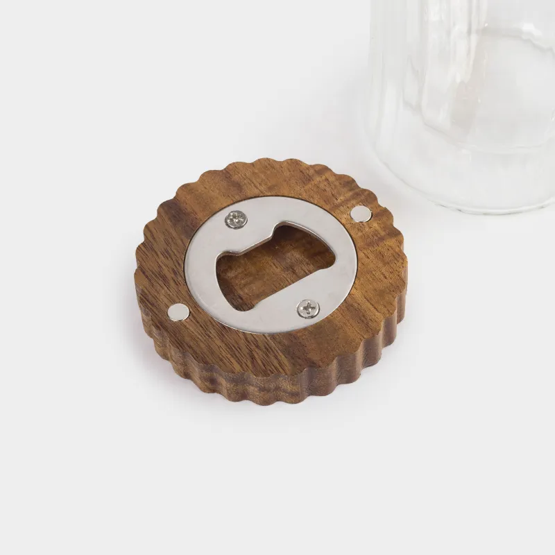 Набор для пива, 1 перс, 2 пр, с открывалкой, стекло/дерево/металл, Air ribby, image-4