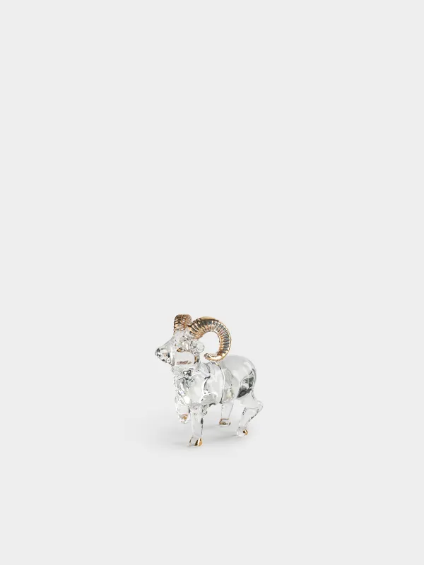 Статуэтка, 8 см, Баран, Sheep vitreous, image-0