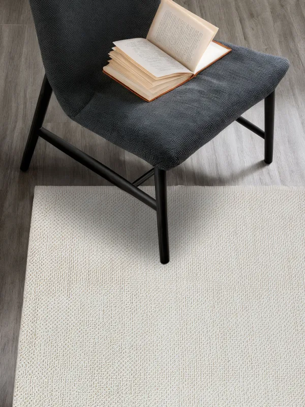 Ковер, 150х210 см, полиэстер/хлопок, молочный/серый, Bubbles, image-5