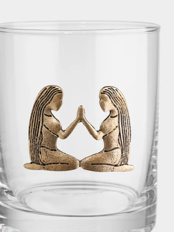Стакан для виски, 340 мл, Близнецы, Zodiac, image-1