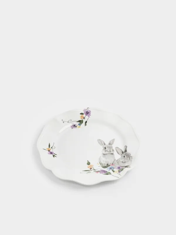 Тарелка обеденная, 27 см, Кролики, Rabbit Easter, image-2