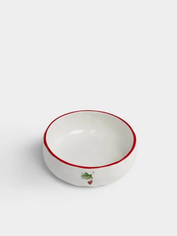 Салатник, 18х6 см, Еловая ветка, Festive table, image-2