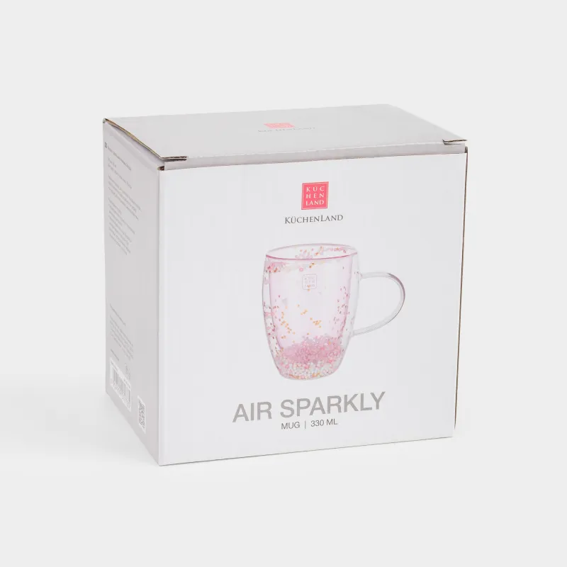 Кружка, 330 мл, с шариками, Звезды, Air sparkly, image-4